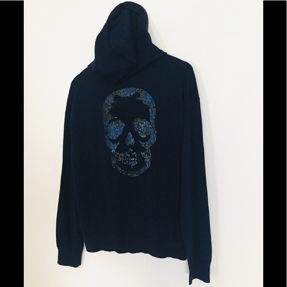 Zadig & Voltaire Sixtine Skull Hoodie Jacket - Picture 4 of 10